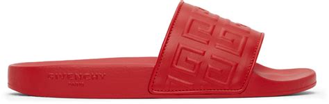 red givenchy slides womens|givenchy slides on sale.